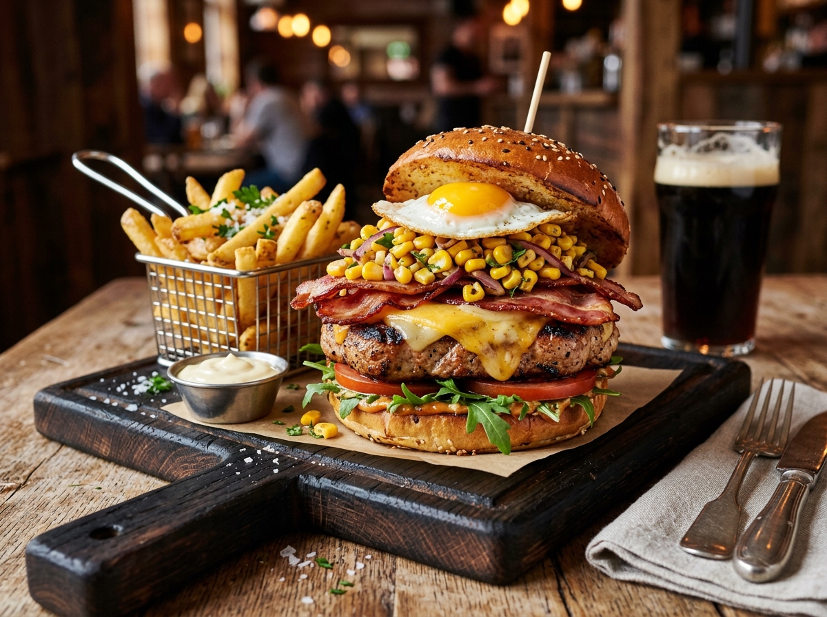 Cerdo Especial - Hamburguesa Martín's Pizza
